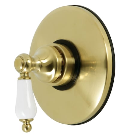 Kingston Brass KB3007PL Volume Control with Lever Handle, Brushed Brass KB3007PL
